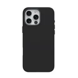 comma iPhone16 Pro Max Nature Series Magnetic Silicone Case – blac